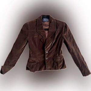 Ralph Lauren Women's size 6 Brown Velvet Blue Label Blazer